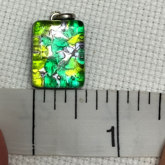 Fused Murano Glass Pendant - Picture 2 of 5